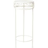 Home4You Gėlių stovas SANDY D30xH70cm, antikvarinis baltas