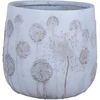 Home4You Gėlių vazonas „SUNNY FLORE“, D45 x H41 cm, baltas