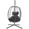Home4you Supamasis krėslas GRANVIN 92x98xH189cm Tamsiai pilka