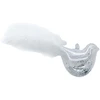 Home4You Kalėdinis papuošalas JOY BIRD FEATHER 7cm, stiklas