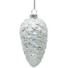 Home4You Kalėdinis papuošalas JOY CONE 10cm, stiklas