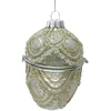Home4You Kalėdinis papuošalas JOY EGG CHAMPAGNE 9,5 cm, stiklas