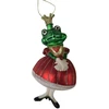 Home4You Kalėdinis papuošalas JOY FROG QUEEN 14cm, stiklas