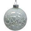 Home4You Kalėdinis papuošalas JOY SNOWFLAKE D8cm, stiklas