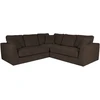 Home4You Kampinė sofa EDRA Tamsiai pilka