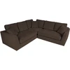 Home4You Kampinė sofa EDRA Tamsiai pilka