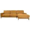 Kampinė sofa BASIL RC, tamsiai geltona