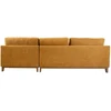 Kampinė sofa BASIL RC, tamsiai geltona