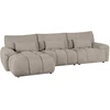 Home4You Kampinė sofa BARBARA LC, šviesiai ruda