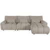 Home4You Kampinė sofa BARBARA RC, šviesiai ruda