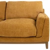 Kampinė sofa BASIL kairiojo kampo, oranžinė