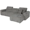 Home4You Kampinė sofa BELISMA RC Pilka