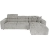 Home4You Kampinė sofa BELISMA RC Pilka