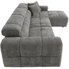 Home4You Kampinė sofa BELISMA RC Pilka