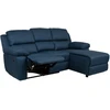 Home4You Kampinė sofa BERIT RC, tamsiai mėlyna