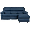 Home4You Kampinė sofa BERIT RC, tamsiai mėlyna