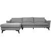 Home4You Kampinė sofa BIRGIT KK, pilka