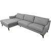 Home4You Kampinė sofa BIRGIT KK, pilka