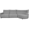 Home4You Kampinė sofa CANNES RC Elektrinis reklaineris, Pilka