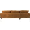 Home4You Kampinė sofa DAISY LC, ruda