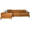 Home4You Kampinė sofa DAISY LC, ruda