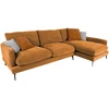 Home4You Kampinė sofa DAISY DK, ruda