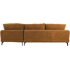 Home4You Kampinė sofa DAISY DK, ruda