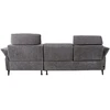 Home4You Kampinė sofa DAYTON RC, elektrinė, tamsiai pilka