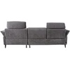 Home4You Kampinė sofa DAYTON RC, elektrinis atlošas, tamsiai pilka