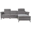 Home4You Kampinė sofa DAYTON RC, elektrinis atlošas, šviesiai pilka