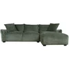 Home4You Kampinė sofa DIVI RC Mėtinės spalvos, dešininis kampas