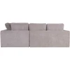 Home4You Kampinė sofa EDRA Šviesi Pilka 241x241 cm