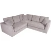 Home4You Kampinė sofa EDRA Šviesi Pilka 241x241 cm