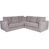 Home4You Kampinė sofa EDRA Šviesi Pilka 241x241 cm