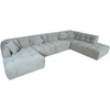 Home4You Kampinė sofa FORTE U formos, RC, smėlio spalvos