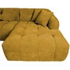 Home4You Kampinė sofa FORTE U-shape Rusvai Geltona, Kairinis Kampas