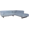 Home4You Kampinė sofa HASSO RC Sidabrinė pilka
