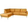Home4You Kampinė sofa HEIVI KK, geltona.