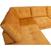 Home4You Kampinė sofa HEIVI KK, geltona.