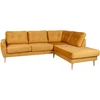 Home4You Kampinė sofa HEIVI DK, geltona