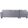 Home4You Kampinė sofa HELSINKI KK, šviesiai pilka.