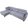 Home4You Kampinė sofa HELSINKI KK, šviesiai pilka.