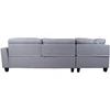 Home4You Kampinė sofa HELSINKI KK, šviesiai pilka.
