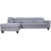 Home4You Kampinė sofa HELSINKI KK, šviesiai pilka.