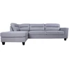 Home4You Kampinė sofa HELSINKI KK, šviesiai pilka.