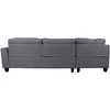 Home4You Kampinė sofa HELSINKI KK, tamsiai pilka