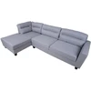 Home4You Kampinė sofa HELSINKI KK, šviesiai pilka.