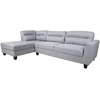 Home4You Kampinė sofa HELSINKI KK, šviesiai pilka.