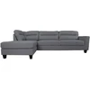 Home4You Kampinė sofa HELSINKI KK, tamsiai pilka