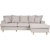 Home4You Kampinė sofa JAMAICA šviesiai pilka